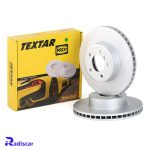 دیسک ترمز جلو بی ام و (E60)5 برند Textar کد 92122605 بسته 2 عددی