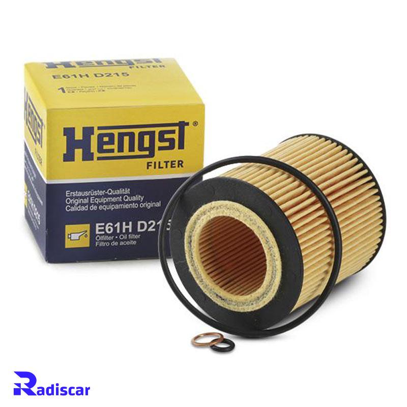فیلتر روغن بی ام و موتور N20 برند Hengst کد E61HD215