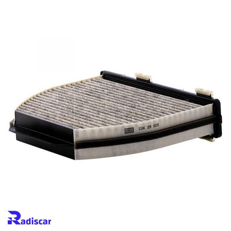 فیلتر کابین مرسدس بنز C(W204),CLS(C218),E(W212),SL(R231) برند MANN کد CUK29005