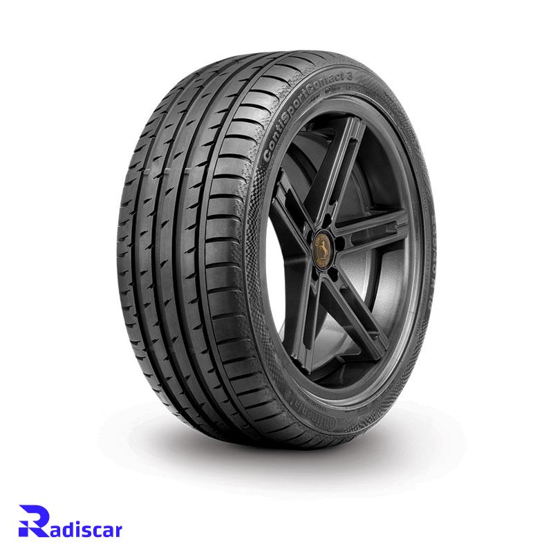 لاستیک سایز 255/40R18 برند Continental مدل Contact3 دو حلقه