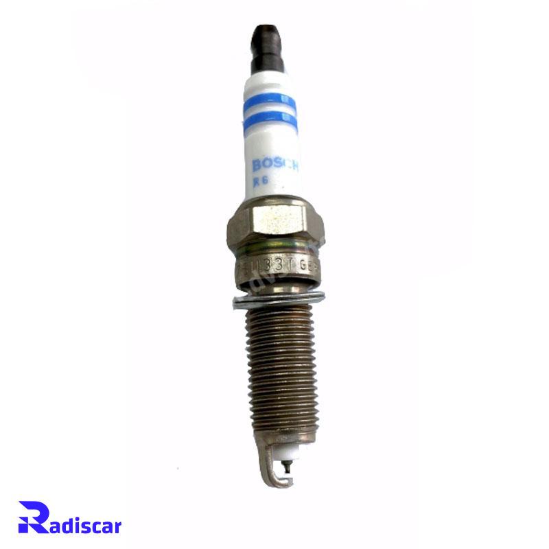 شمع موتور پایه بلند سوزنی دبل ایریدیوم تک الکترود YR 7 SII 33 T برند Bosch کد 0242135556