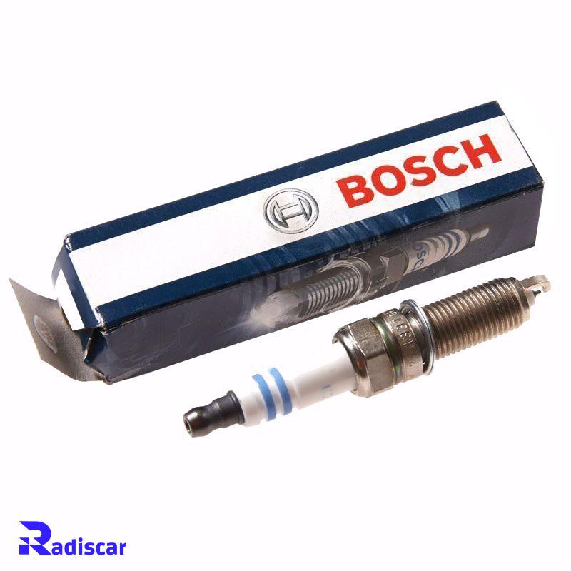 شمع موتور پایه بلند سوزنی دبل ایریدیوم تک الکترود YR 7 SII 33 T برند Bosch کد 0242135556