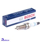 شمع موتور پایه بلند سوزنی دبل ایریدیوم تک الکترود VR 6 NII 35 T برند Bosch کد 0242140536