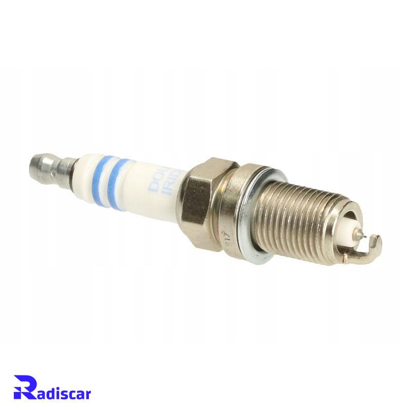 شمع موتور پایه کوتاه سوزنی دبل ایریدیوم تک الکترود FR 8 KII 33 X برند Bosch کد 0242230528