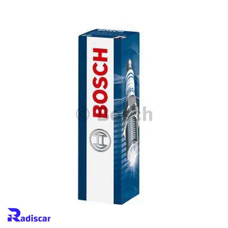 شمع موتور پایه بلند سوزنی دبل ایریدیوم تک الکترود FR 8 NII 35 U برند Bosch کد 0242230554