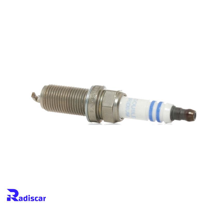 شمع موتور پایه بلند سوزنی دبل ایریدیوم تک الکترود FR 8 NII 35 T برند Bosch کد 0242230610