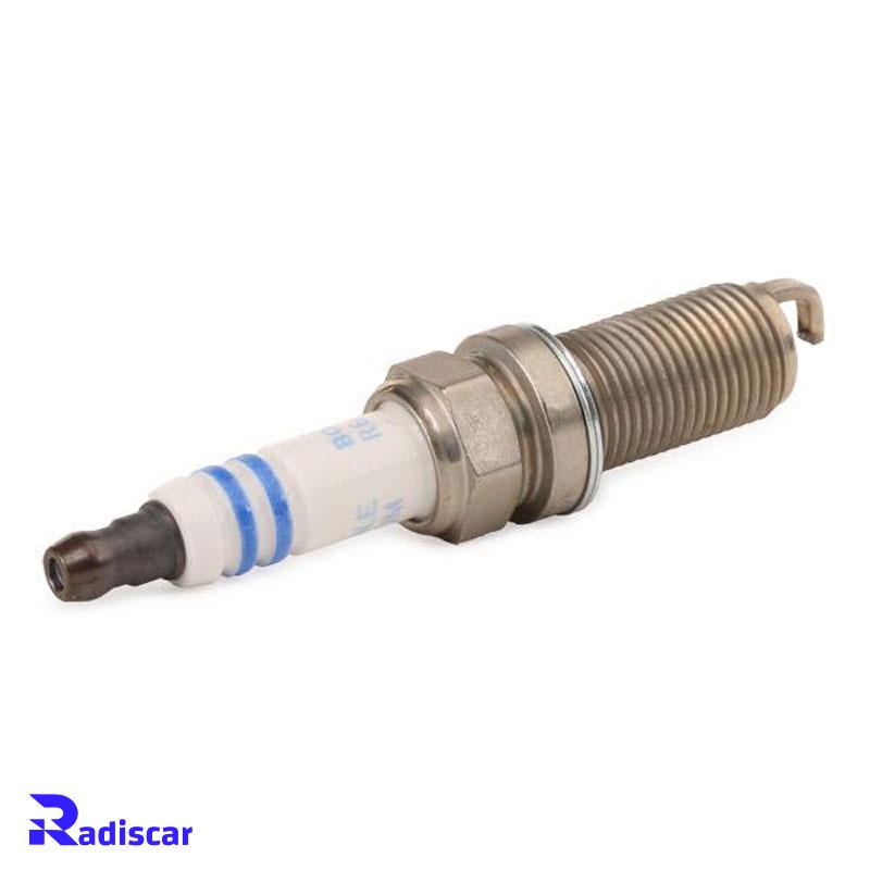 شمع موتور پایه بلند سوزنی دبل ایریدیوم تک الکترود FR 8 NII 35 T برند Bosch کد 0242230610